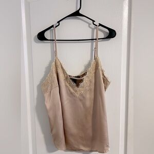 Forever 21 Satin Camisole Lace